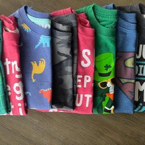 8 Shirt Bundle Boys 5T